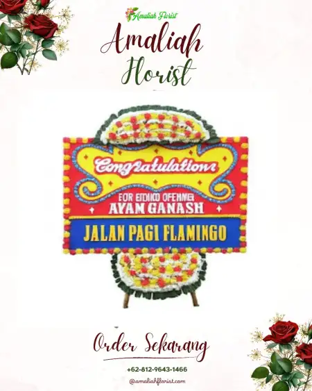 Sewa Papan Bunga Masjid Mujahidin Pamulang